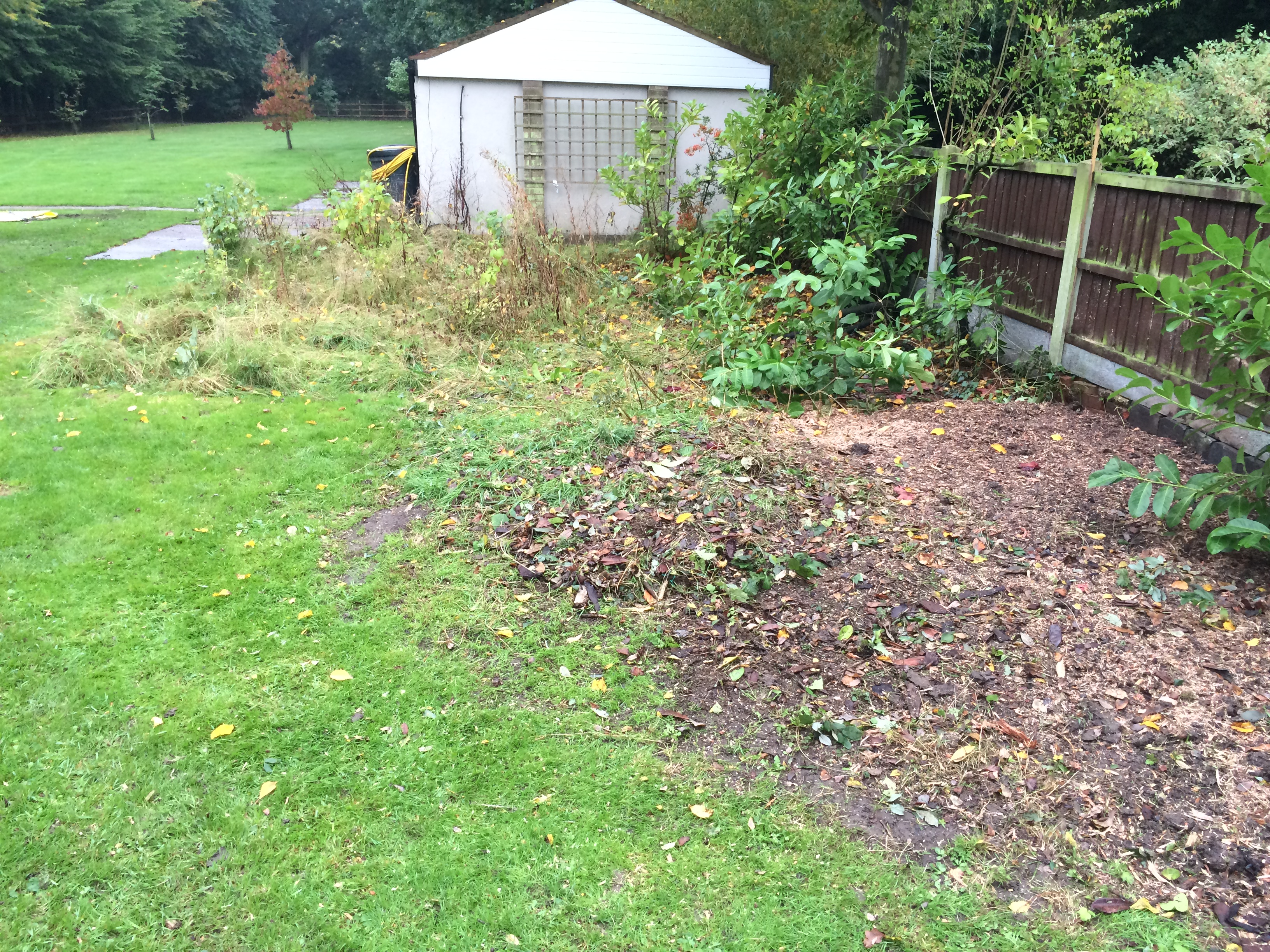 Garden Reinstatement Before